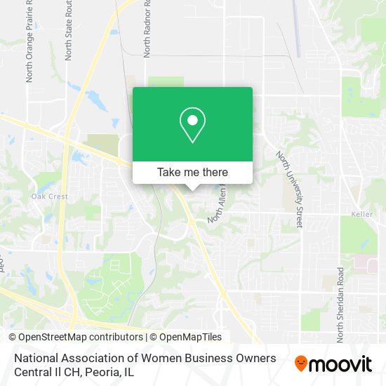 National Association of Women Business Owners Central Il CH map