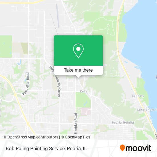 Bob Roling Painting Service map