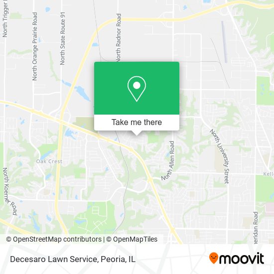 Decesaro Lawn Service map