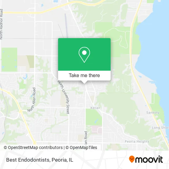 Best Endodontists map