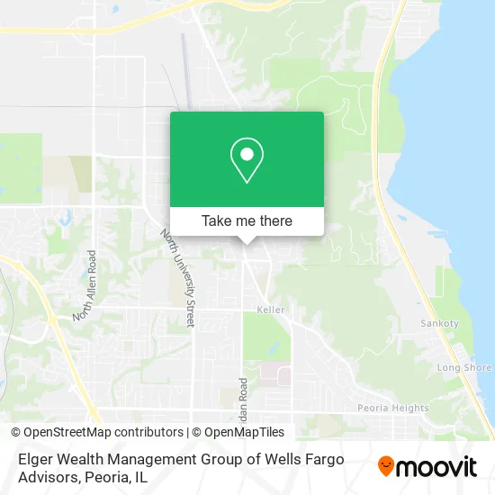 Elger Wealth Management Group of Wells Fargo Advisors map