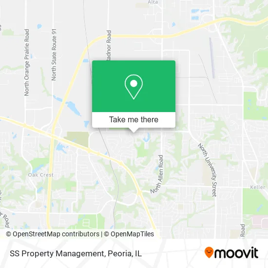 SS Property Management map