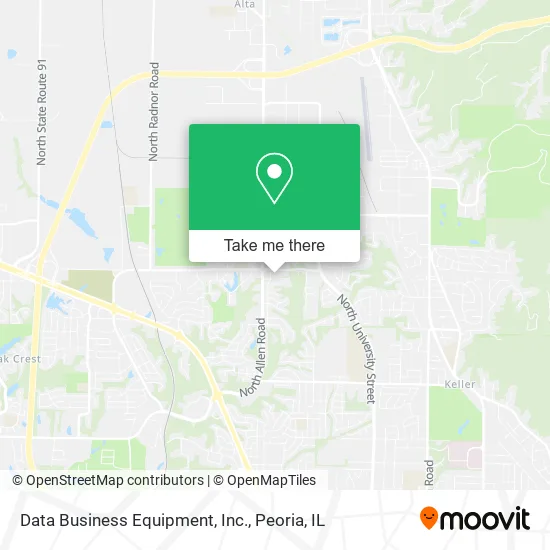 Data Business Equipment, Inc. map