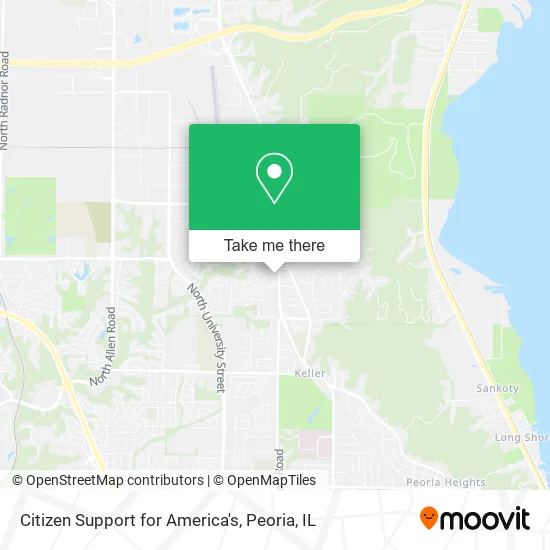 Citizen Support for America's map