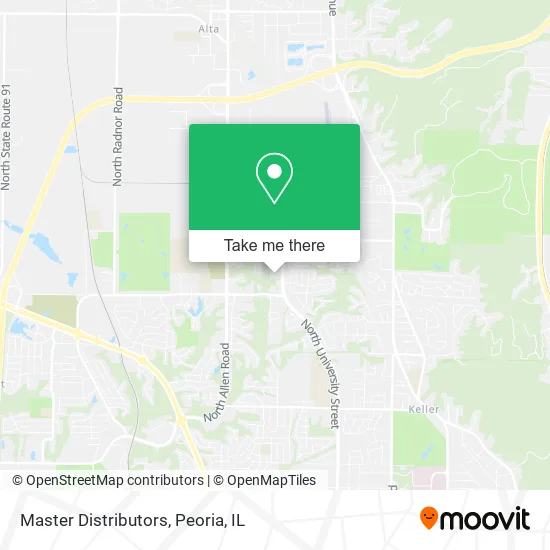 Master Distributors map