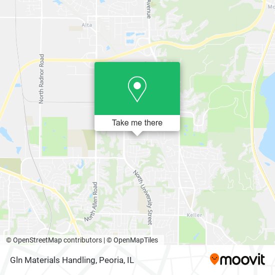 Gln Materials Handling map