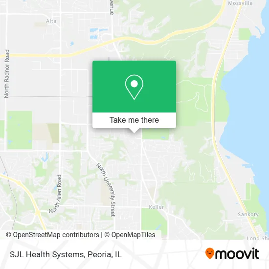 SJL Health Systems map