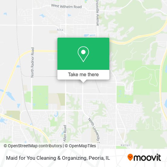 Maid for You Cleaning & Organizing map