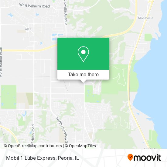 Mapa de Mobil 1 Lube Express