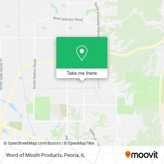 Word of Mouth Products map