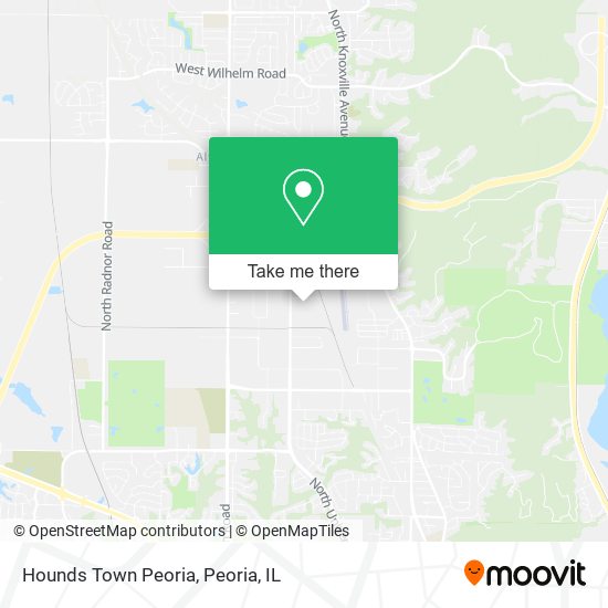 Hounds Town Peoria map