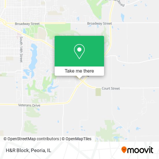 H&R Block map