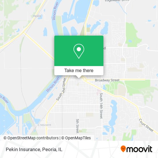 Mapa de Pekin Insurance