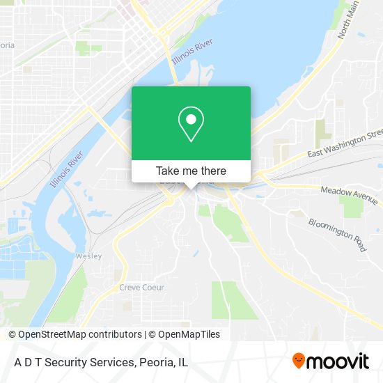 A D T Security Services map