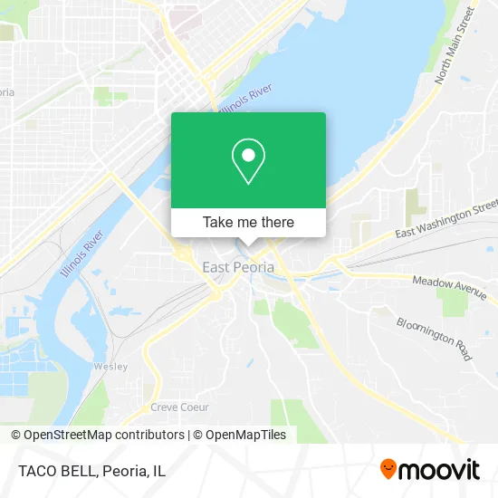 TACO BELL map