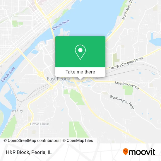 H&R Block map