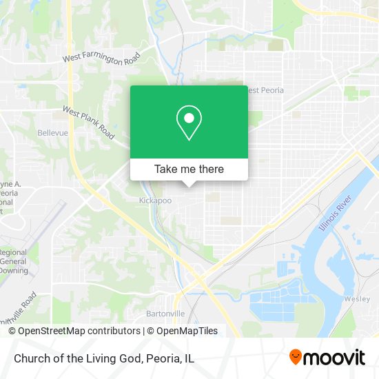 Mapa de Church of the Living God