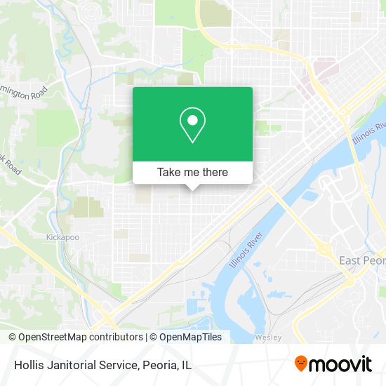 Mapa de Hollis Janitorial Service