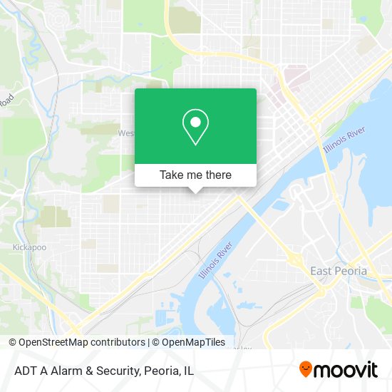 Mapa de ADT A Alarm & Security