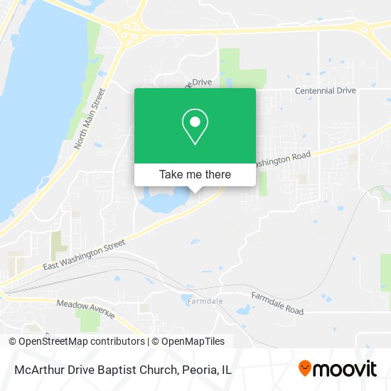 McArthur Drive Baptist Church map