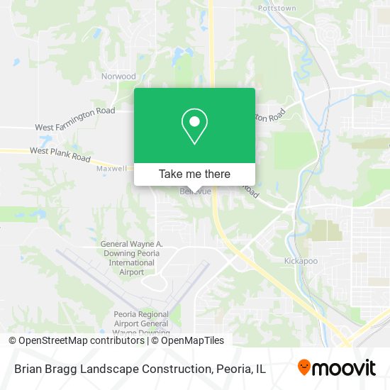 Brian Bragg Landscape Construction map