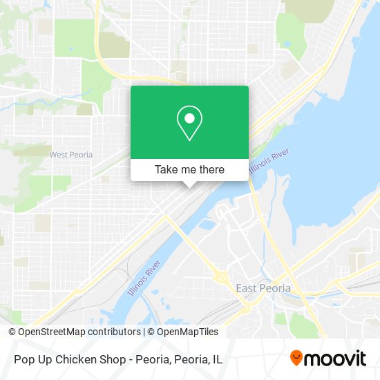 Pop Up Chicken Shop - Peoria map