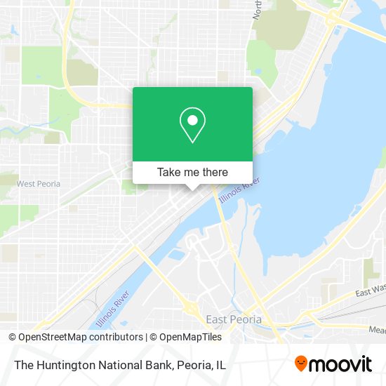 The Huntington National Bank map