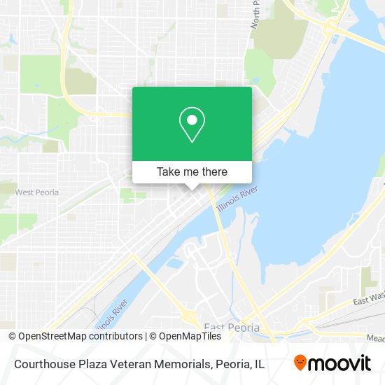Mapa de Courthouse Plaza Veteran Memorials