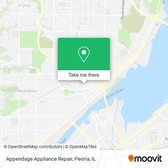 Appendage Appliance Repair map