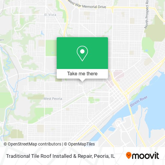 Traditional Tile Roof Installed & Repair map