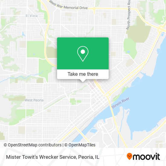Mister Towit's Wrecker Service map