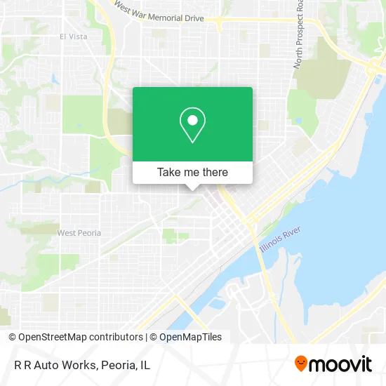 R R Auto Works map