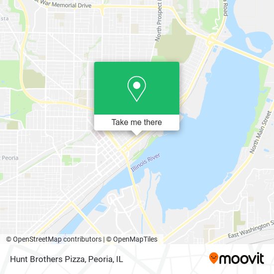 Mapa de Hunt Brothers Pizza