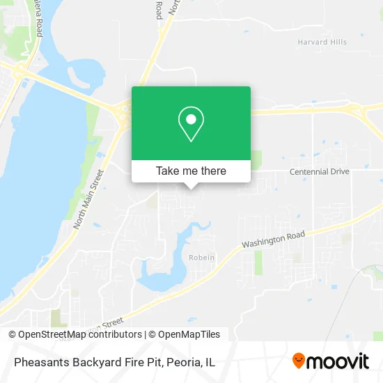 Mapa de Pheasants Backyard Fire Pit
