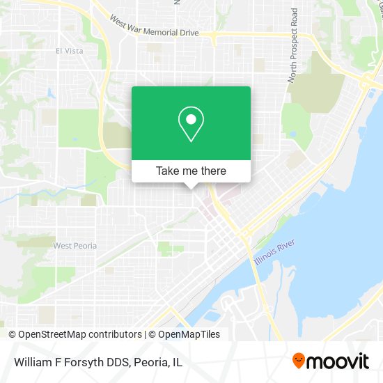 Mapa de William F Forsyth DDS