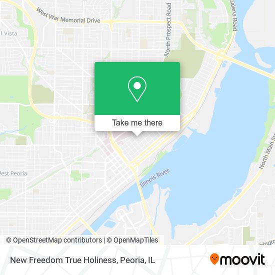Mapa de New Freedom True Holiness