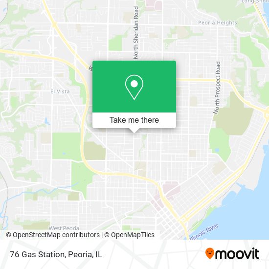 Mapa de 76 Gas Station