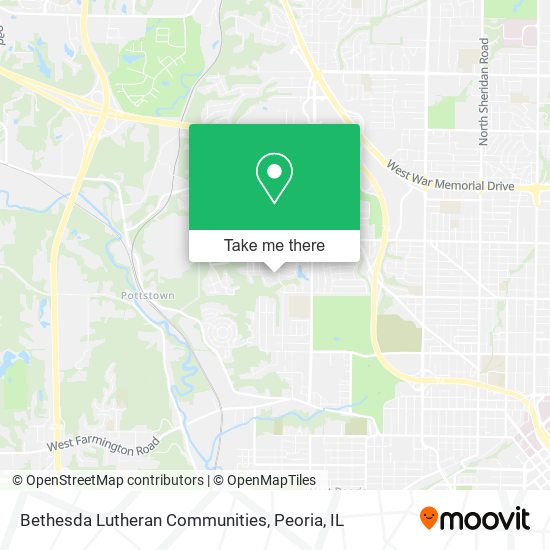 Bethesda Lutheran Communities map