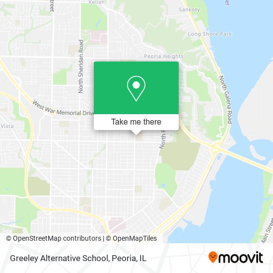 Greeley Alternative School map