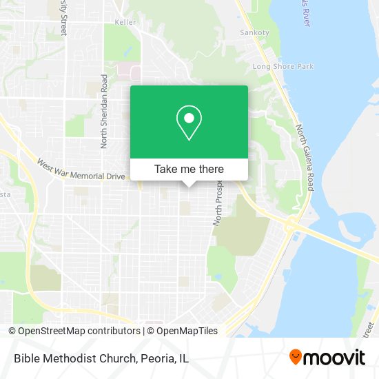 Bible Methodist Church map