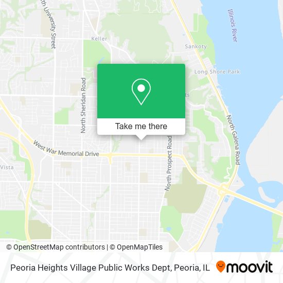 Peoria Heights Village Public Works Dept map
