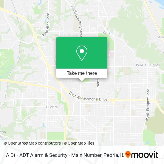 Mapa de A Dt - ADT Alarm & Security - Main Number