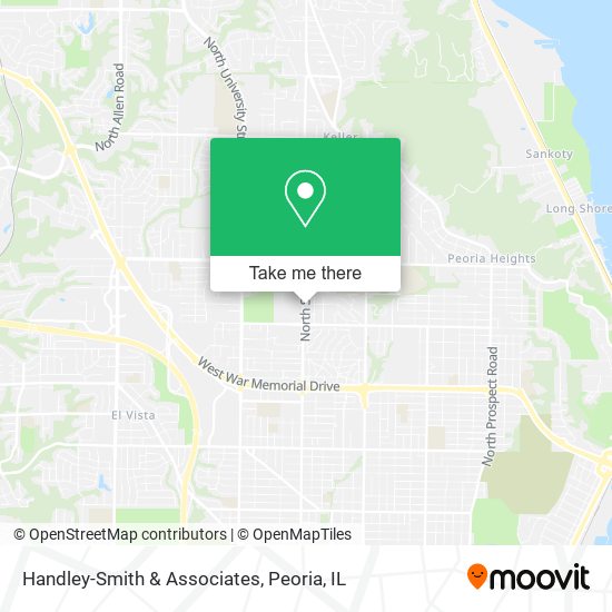 Handley-Smith & Associates map
