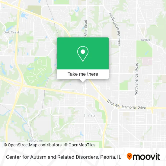 Mapa de Center for Autism and Related Disorders
