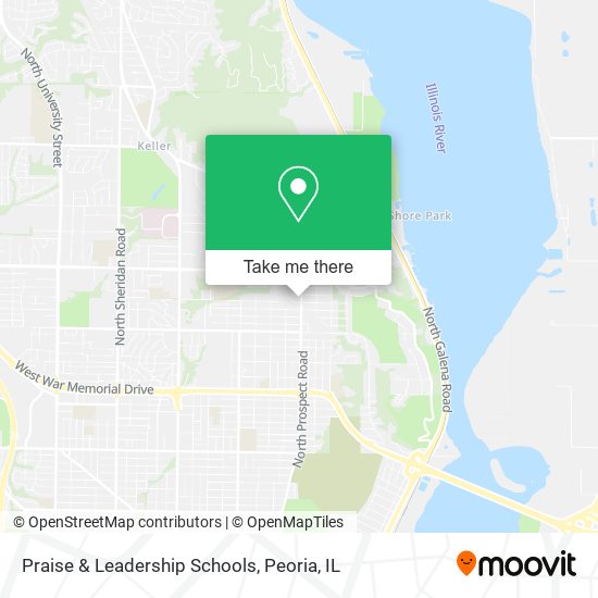 Mapa de Praise & Leadership Schools