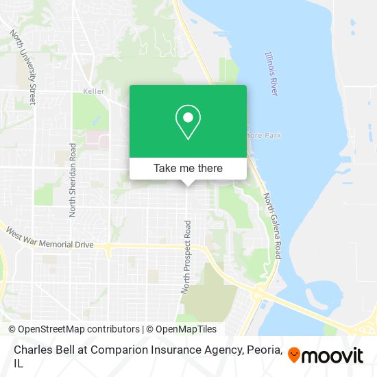 Mapa de Charles Bell at Comparion Insurance Agency