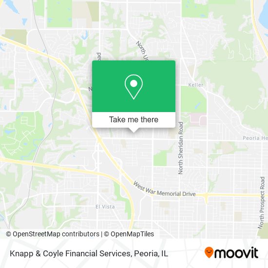 Knapp & Coyle Financial Services map