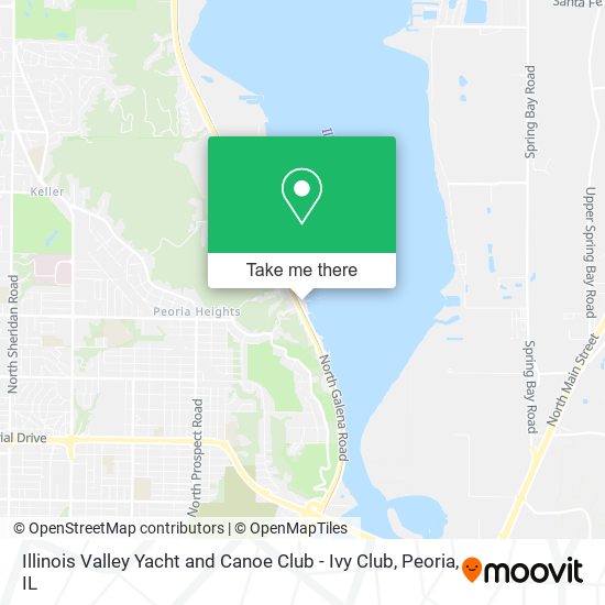 Mapa de Illinois Valley Yacht and Canoe Club - Ivy Club