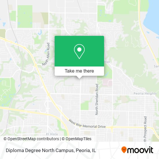 Mapa de Diploma Degree North Campus