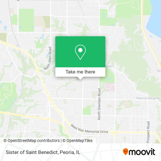 Mapa de Sister of Saint Benedict